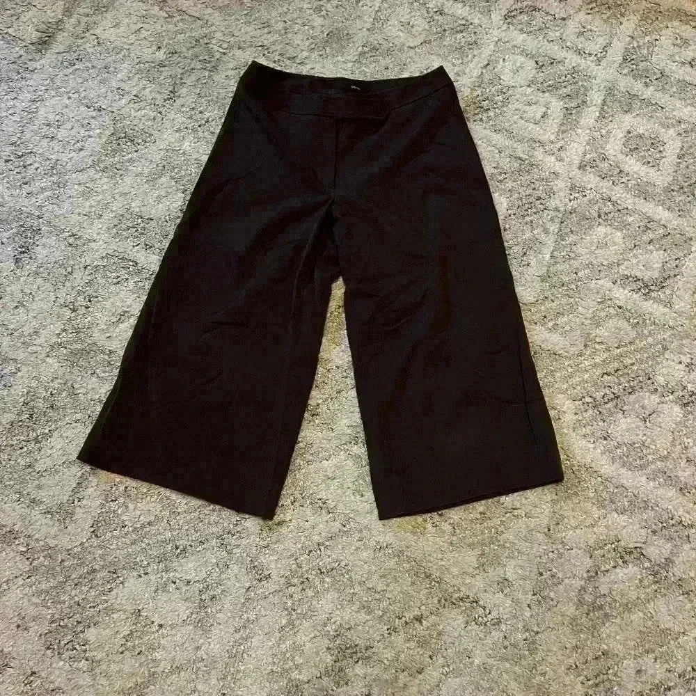 Style & Co Wide Leg Brown Capris